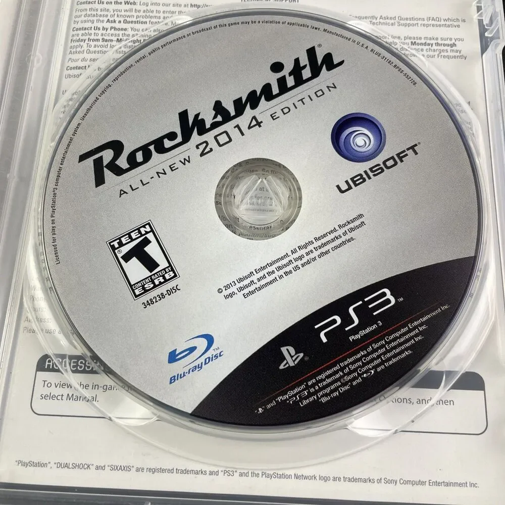 Sony PlayStation 3 Video Games Lot of 4 PS3 Dead Island Madden Rocksmith Masters